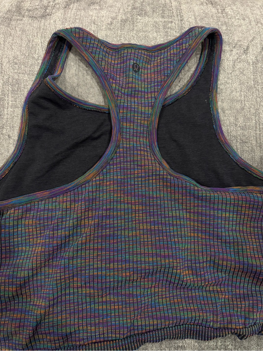 Women's Multicolor Ribbed Racerback - Picture 2 of 2